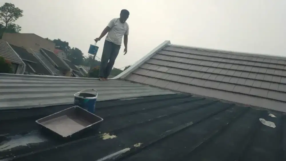 Tukang bangunan perbaikan atap bocor dak rembes tukang kanopi