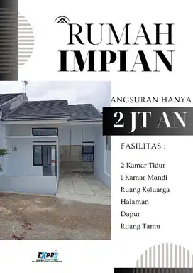 rumah impian keluarga baru promo murah tanpa DP