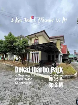 Rumah Luas perumahan dekat Ibarbo Park dan Rsud Sleman