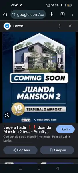 RUMAH MURAH SIDOARJO JUANDA MENSION 2 PEPE SEDATI