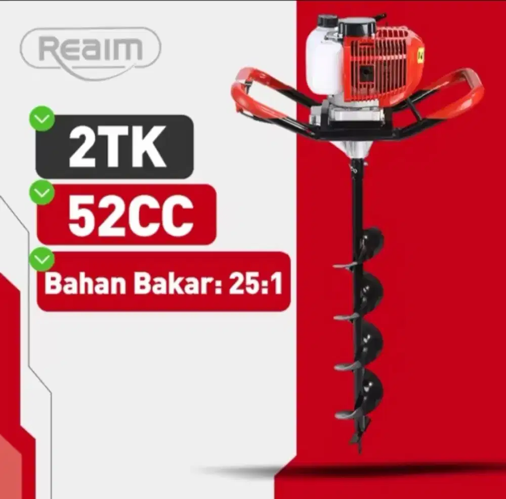 ALAT BOR TANAH FULLSET. 2TAK