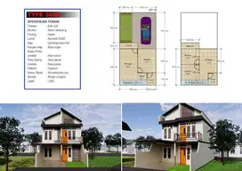 Lokasi strategis, dekat ke stasiun Rumah syariah Bekasi
