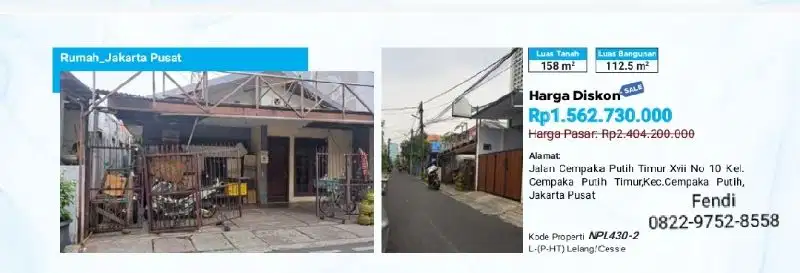 jual murah rumah