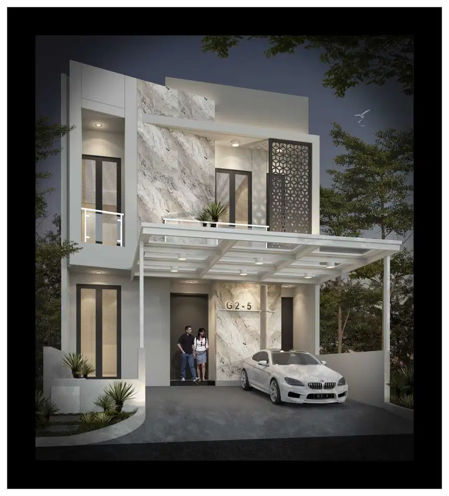 Rumah Cantik Model Minimalis Baru Gress Dian Istana Surabaya Barat