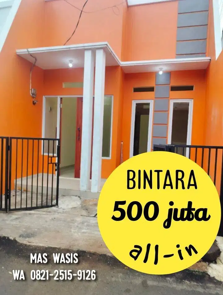 Dijual Rumah Murah Meriah Bintara dekat Stasiun Cakung, Pd Kopi, BKT