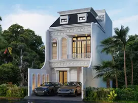 Rumah 3 Lantai Rooftop Srengseng Sawah Jagakarsa Jakarta Selatan