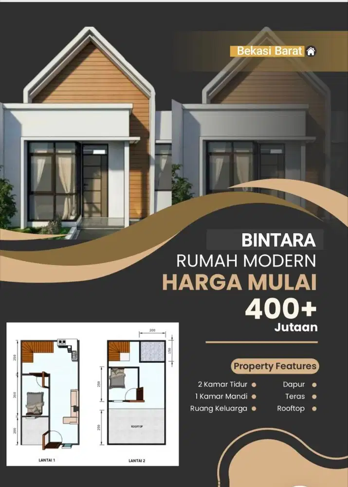 Dijual Rumah Murah Meriah Bintara Dekat Stasiun Cakung dan Kalimalang