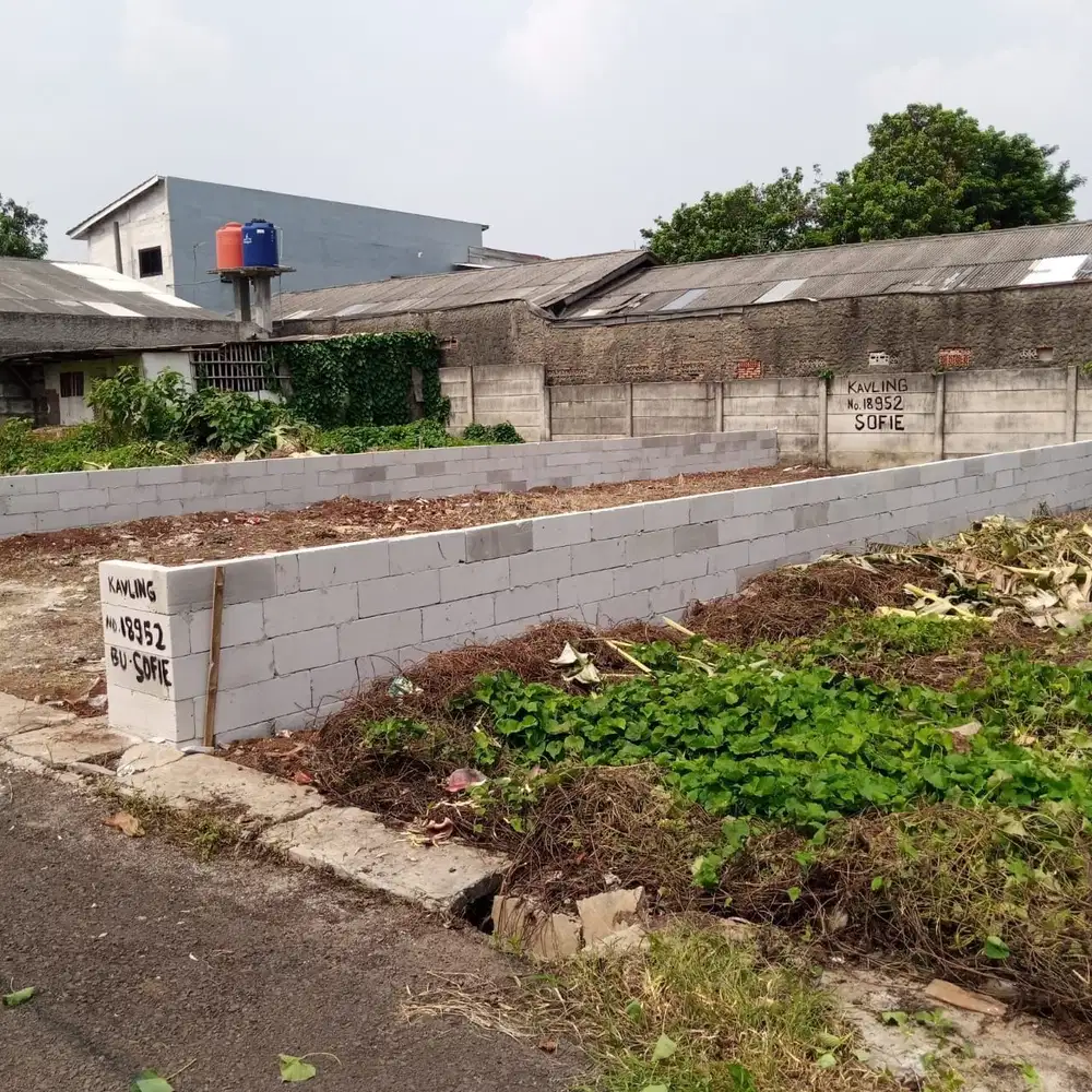 Dijual Kavling Siap Bangun dekat Kalimalang, Tol Becakayu, LRT Cikunir