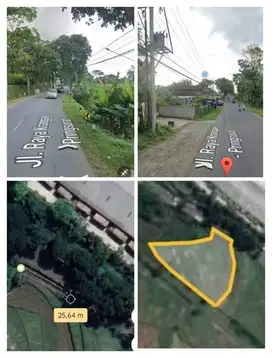 TANAH  ISTIMEWA 3000M PINGGIR JL PRINGSURAT SEMARANG