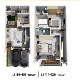 TOWNHOUSE PREMIUM NEMPEL GERBANG TOLL BRIGIF GANDUL CINERE