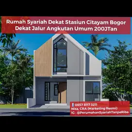 Jual Rumah Dekat Stasiun Citayam Bogor  200 Jutaan