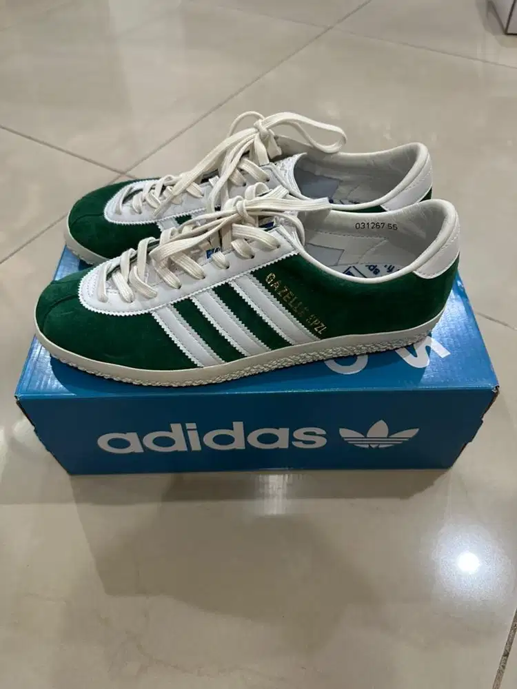 Adidas gazelle SPZL dark green white