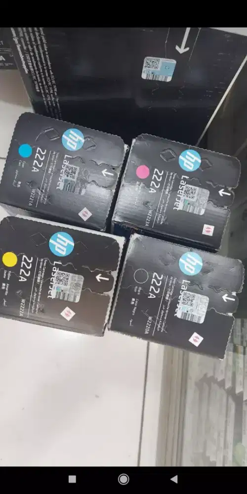 Toner LaserJet 222a tampung