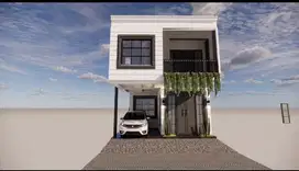 Rumah 2 lantai dekat LRT Harjamukti, Cimanggis Depok