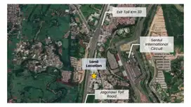 Disewakan Lahan Pinggir Tol Jagorawi - Sentul