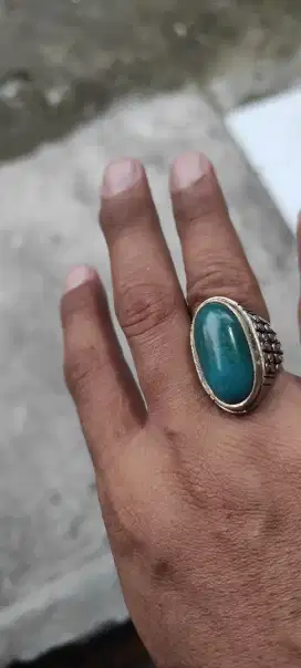 batu bacan doko ring size 9 titanium super(bonus hp redmi A1)di klik