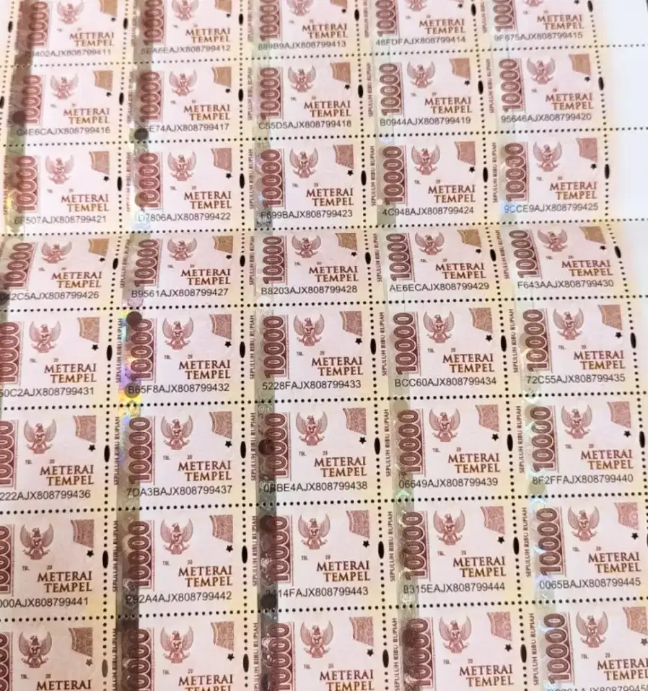 Menjual Mattrai 10000 BARU ( 1lembar isi 50pcs ) kualitas super 85%