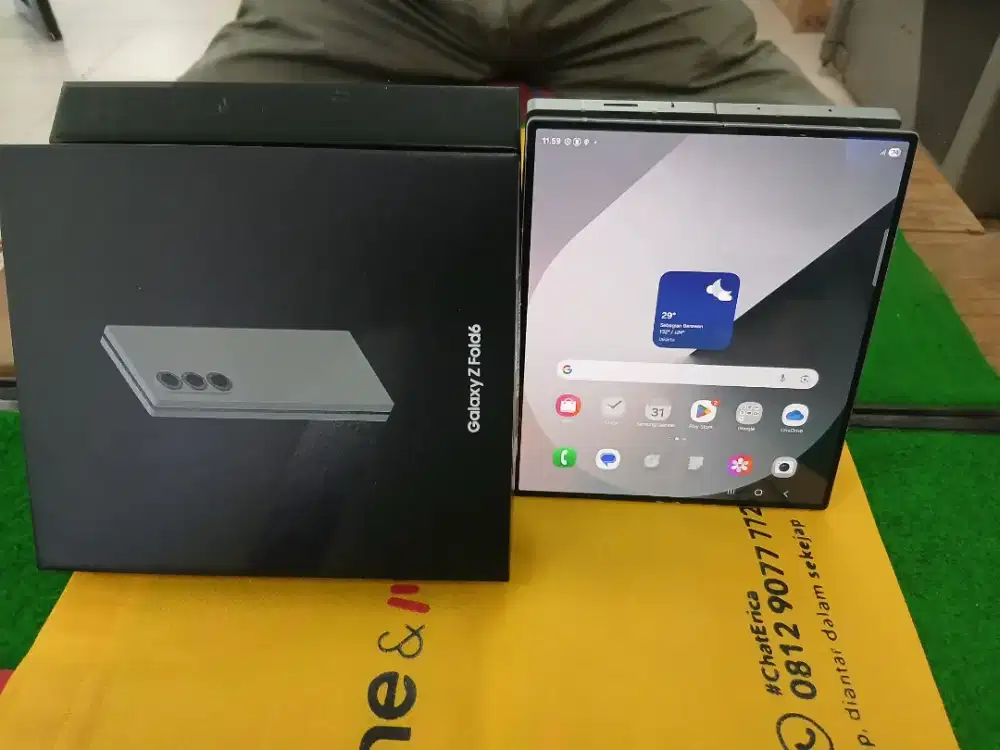 Samsung ZFILD 6 ram 12/512 gb lengkap mulus no minus sein