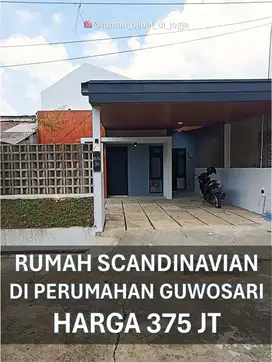 Rumah Siap Huni Skandinavian dekat Bantul Kota dalam Perum Guwosari