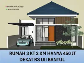 Rumah Dijual dekat RS UII di Jl Srandakan Jogja Selatan Proses Bangun