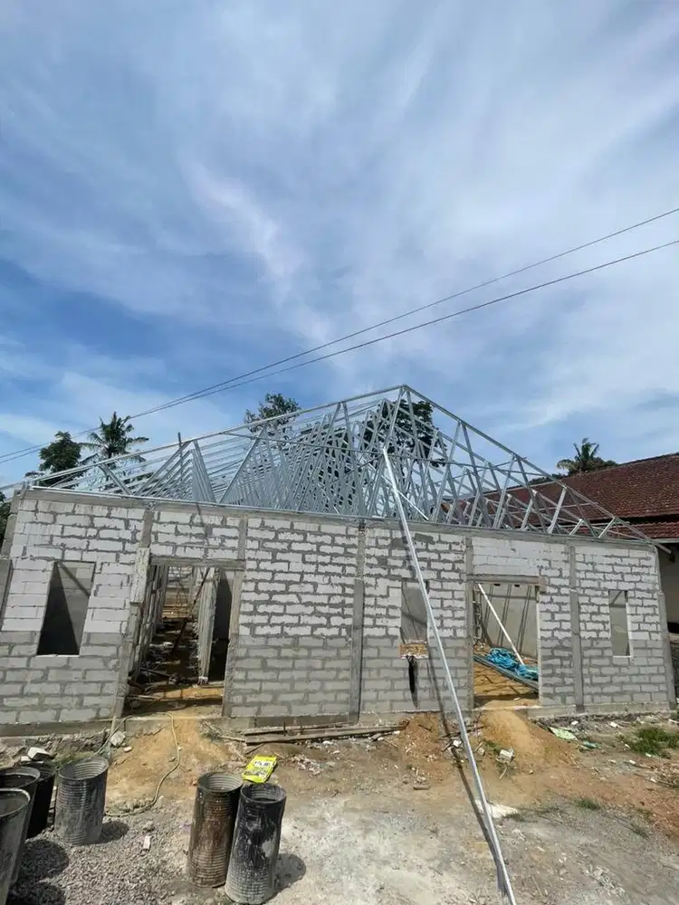 atap rumah atap baja ringan terpasang murah