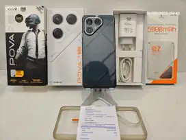 Tecno Pova 7 5G 8/256 Gb Likenew 99% Baru sebulan bisa TT/BT Yah