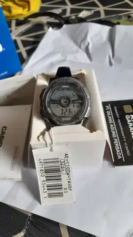 Jam tangan Casio AE 1100 W original