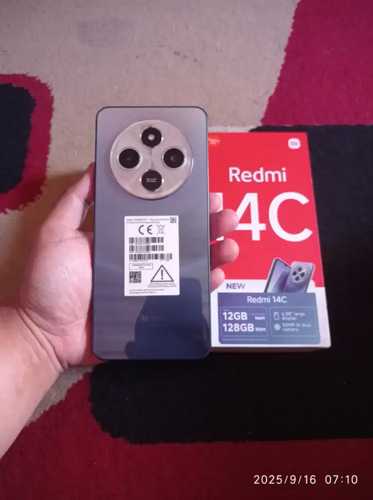 BISMILLAH REDMI 14C 6/128 FULSET MULUS