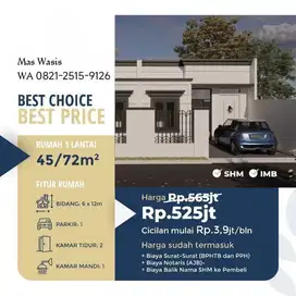 Dijual Rumah Murah HARGA PROMO dalam Cluster dekat Pintu Tol Sawangan