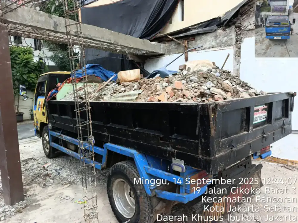 Jasa buang puing dan angkut sampah