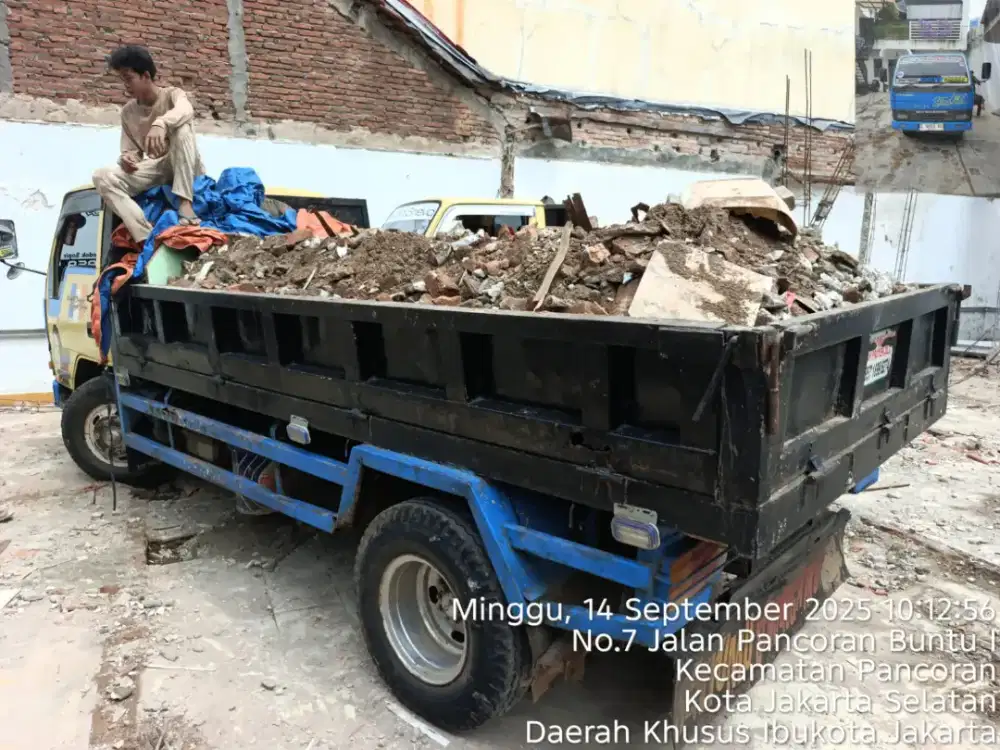 Jasa buang puing dan buang sampah