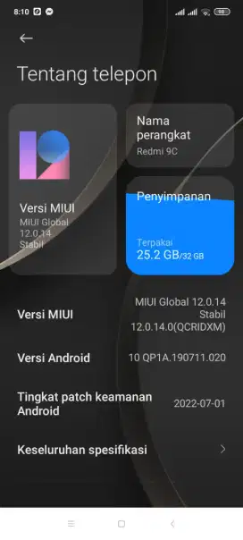 Redmi 9 3/32 Mulus