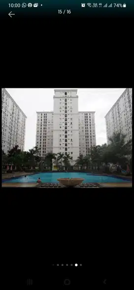 DISEWAKAN APARTEMEN 2BR GREEN PALACE KALIBATA CITY