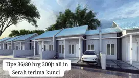 dijual rumah hunian cluster posisi hadap timur harga ALL IN dan SHM