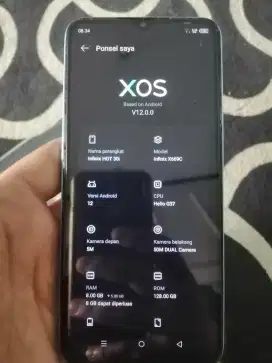 Infinix Hot 30i Ram 8 + 8 Rom 128 ada minus