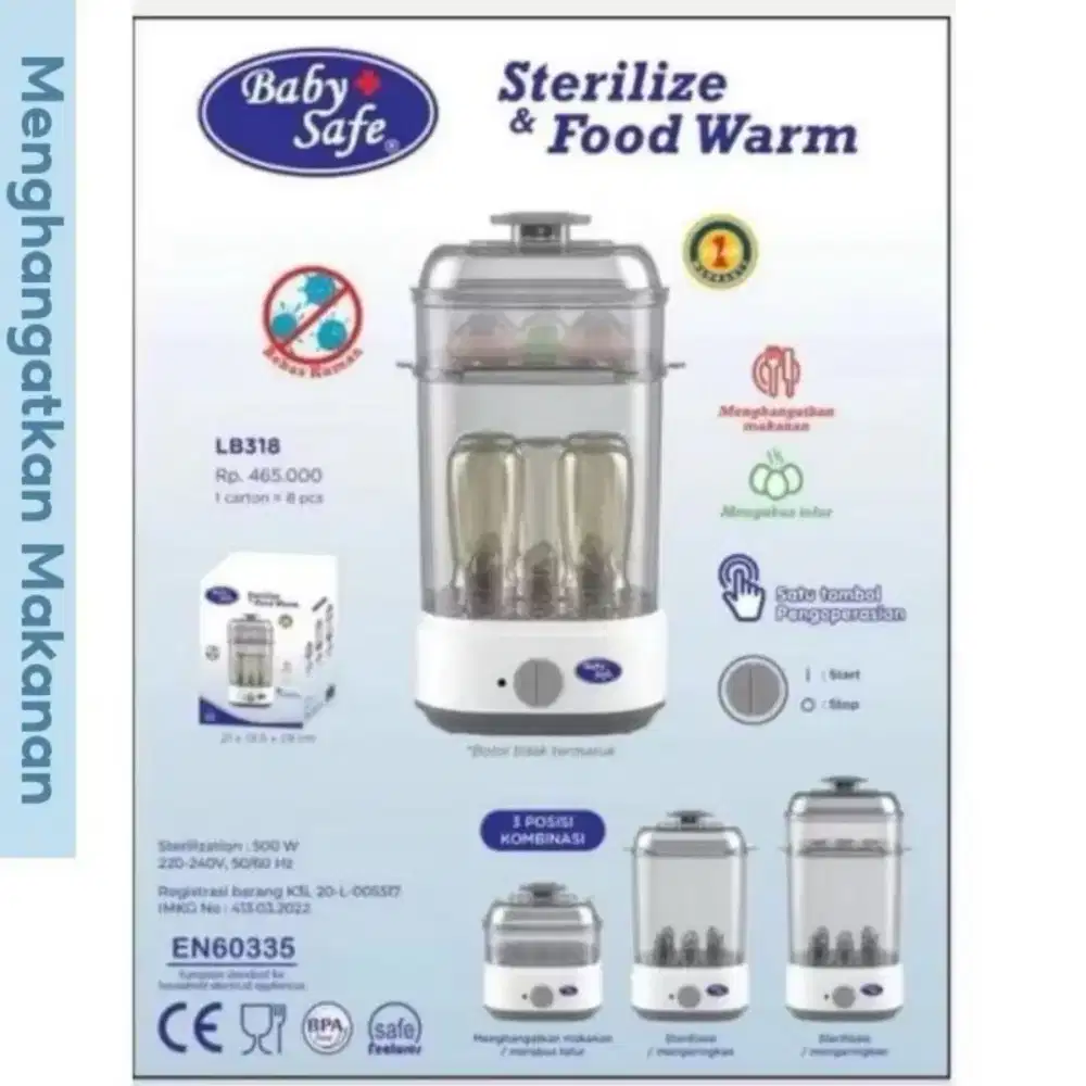 Baby Safe Sterilize and Food Warm