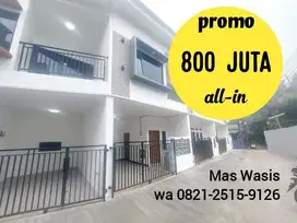 Rumah 2-lantai dalam Cluster di  Bintara, Bekasi Barat