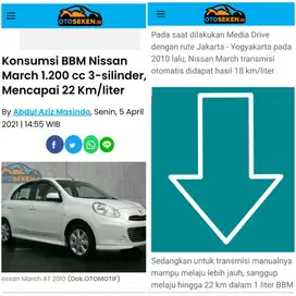 Nissan March 2011 Bensin