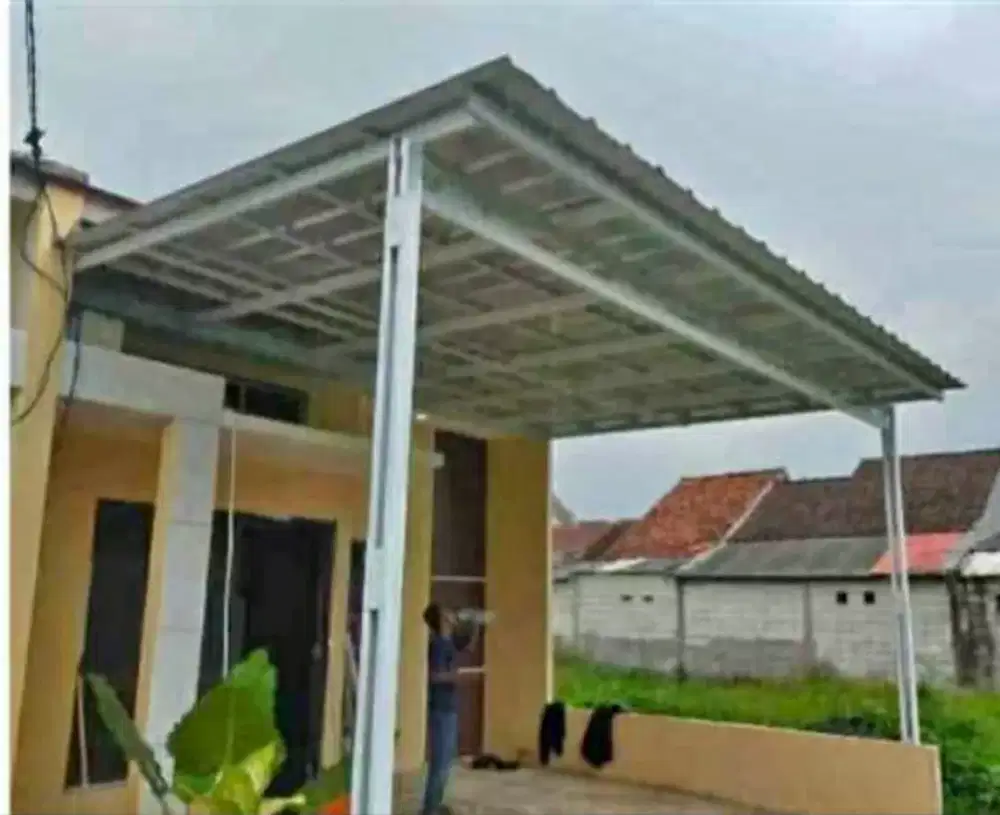 Kanopi galvalum atap spandek