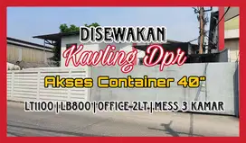 I Disewakan gudang murah area kavling DPR cipondoh dekat pintu tol