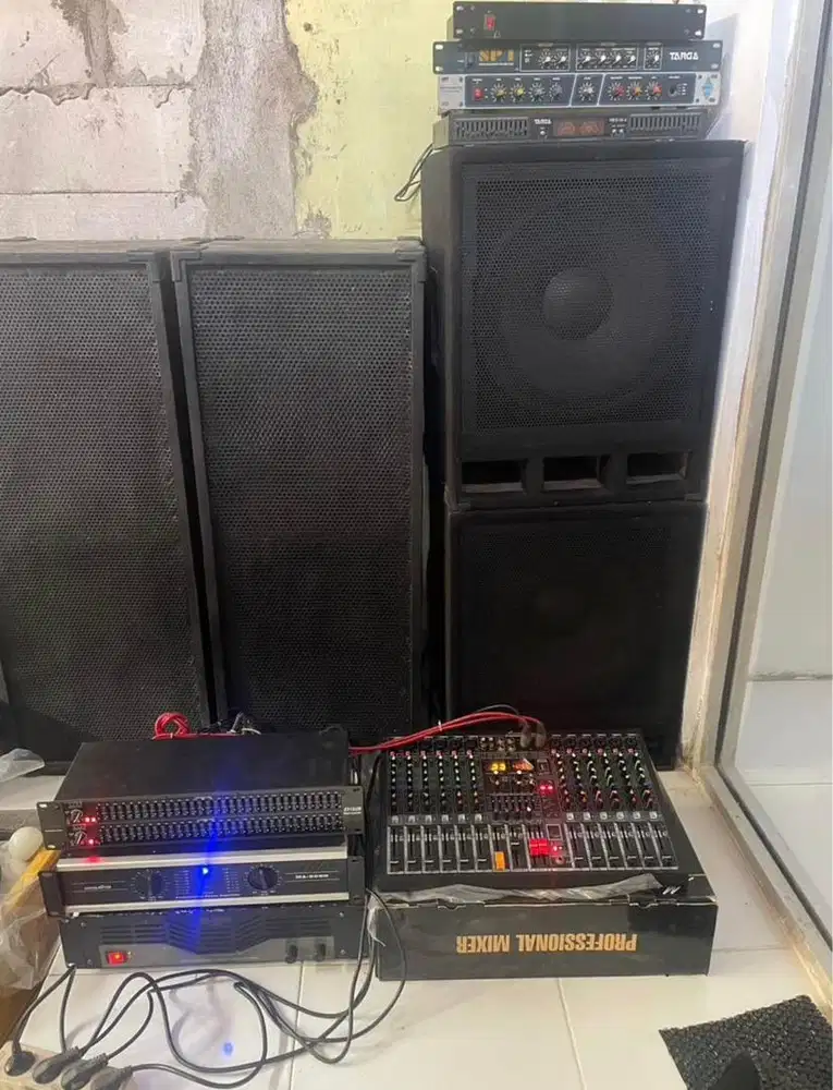 Jual sepaket Sound System , Speaker & Power Ampli