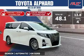 TOYOTA ALPHARD SC 2015 2.5 AT SUNROOF & PILOT SEAT LOW KM.50RB #F3ST