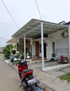 Kanopi galvalum atap spandek