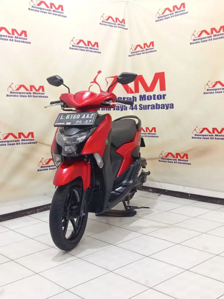 Km 10 Ribu yamaha Gear 125 Type S Tahun 2022 warna merah doff