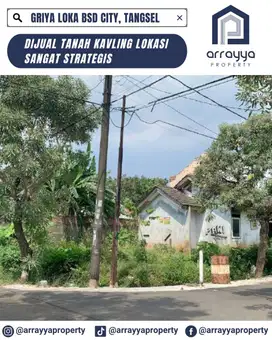 DIJUAL TANAH KAVLING LOKASI DI GRIYA LOKA BSD .ARB13.