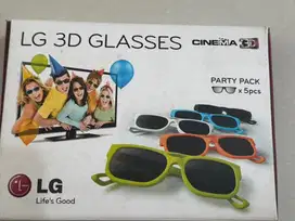 Kacamata 3D original LG 1 box isi 10
