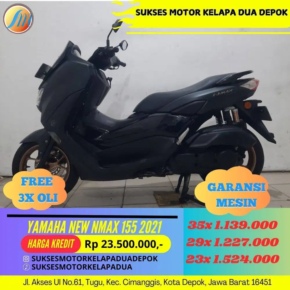 HONDA NEW NMAX 155 2021 CASH/KREDIT PROSES CEPAT SYARAT KTP/KK