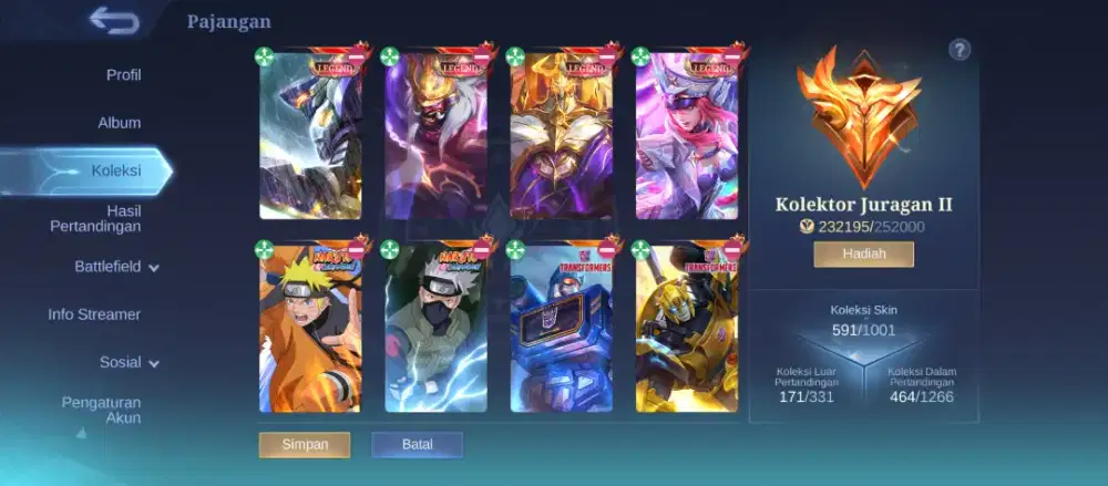 Akun Mobile Legend