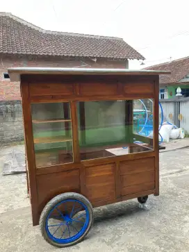 Gerobak usaha bekas jualan