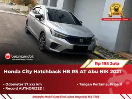 [ GARANSI 5TH ] Honda City Hatchback HB RS AT Abu NIK 2021/2022